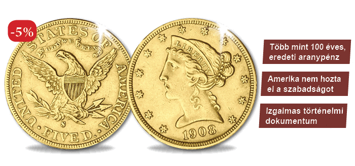 5 dollár, Liberty head, USA, 1839-1908