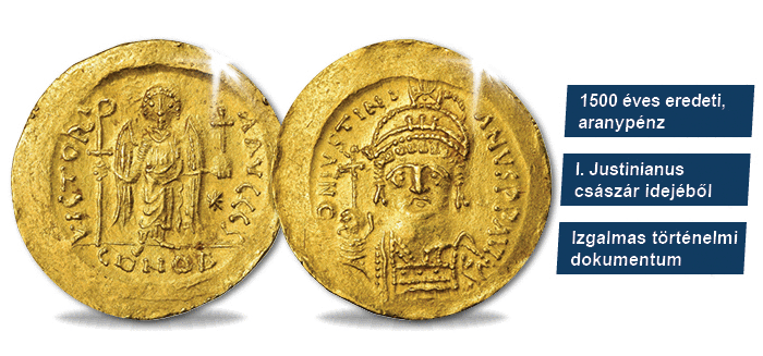 solidus, I. Justinianus, Bizánc, 545–565