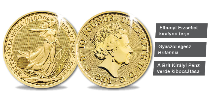 10 font, Britannia, Egyesült Királyság, 2021