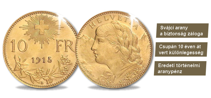 10 frank, Svájc, 1911-1922