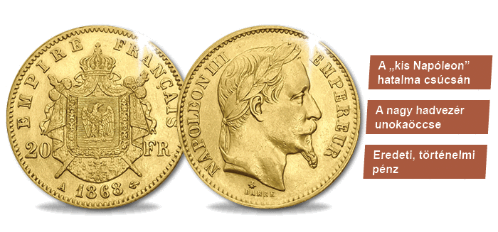 20 frank, III. Napóleon, 1861-1871, Franciaország