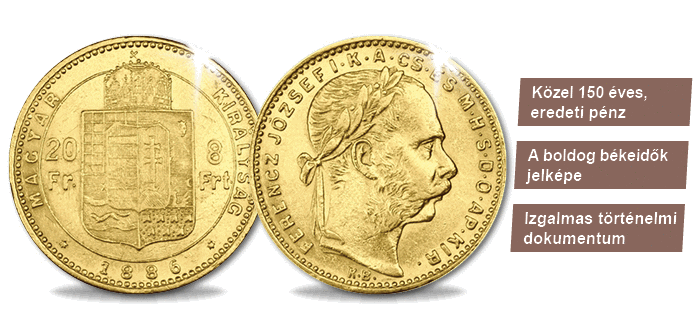 8 forint, Ferenc József, Osztrák-Magyar Monarchia, 1870-1892