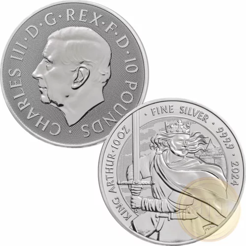 Egy darab 10 unciás vagy két darab 5 unciás Ag 999 tisztaságú érme