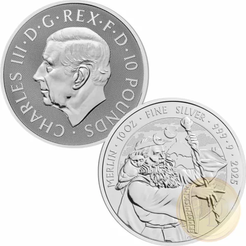 Egy darab 10 unciás vagy két darab 5 unciás Ag 999 tisztaságú érme