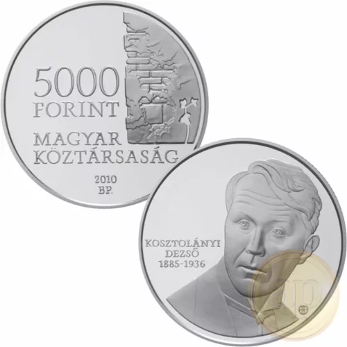 10 darab MNB ezüst emlékpénz 29,1 gramm színsúlyban (Ag925, az ár egy érme ára)