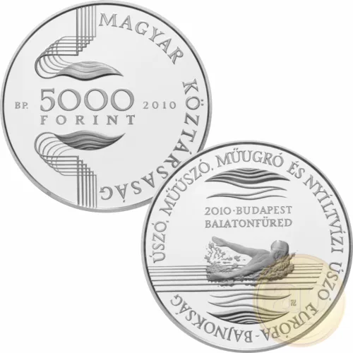 10 darab MNB ezüst emlékpénz 29,1 gramm színsúlyban (Ag925, az ár egy érme ára)