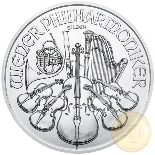 Bécsi Filharmonikusok, EZÜST (1/1 uncia) min. rendelhető mennyiség 20 darab!