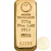 Befektetési aranyrúd, 500 gramm, 999,9 ezrelék (Argor-Heraeus, Münze Österreich)