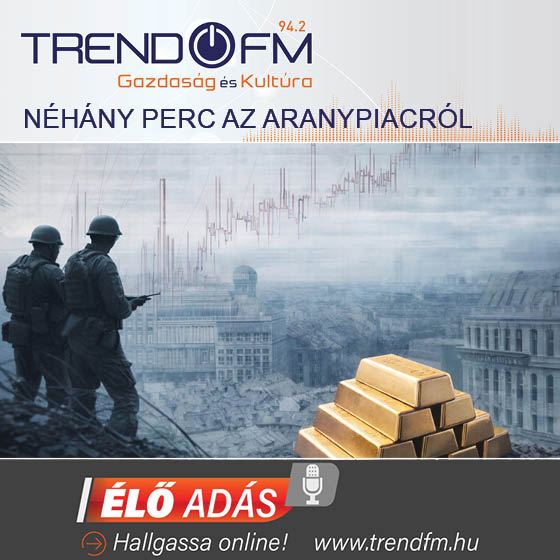 A háborús feszültség mozgatja az arany árát